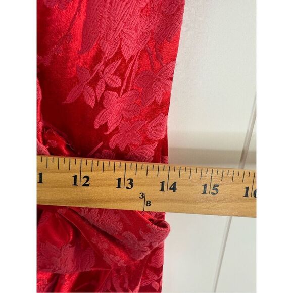 Vintage Petite Jazz Vintage Coquette Dress Bridgerton Red Size 6 California - Picture 5 of 7